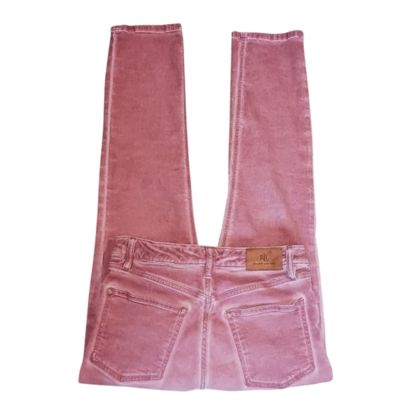 Lauren Ralph Lauren High Rise Ankle Jeans Mauve - Picture 3 of 11